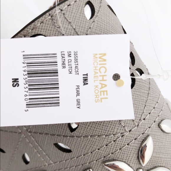 ‼️SALE‼️ 👜💕-Michael Kors Crossbody Gray Floral - Picture 7 of 8